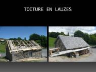 TOITURE EN LAUZES patrimoine