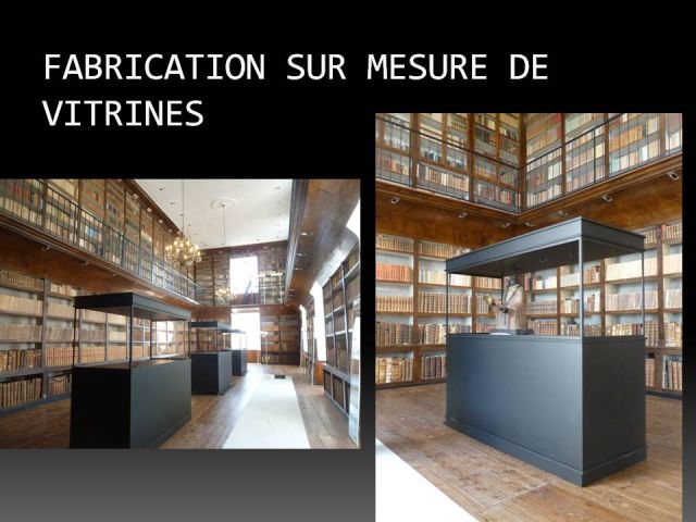 RÃ©alisation de vitrines sur mesure